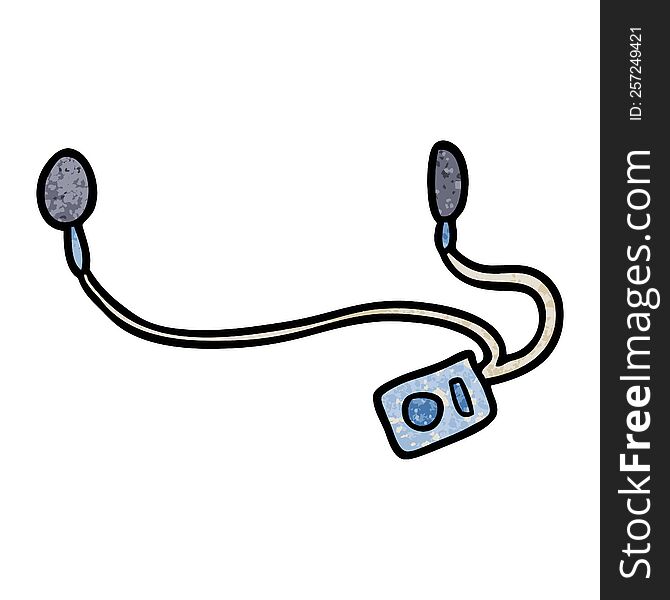 cartoon headphones. cartoon headphones