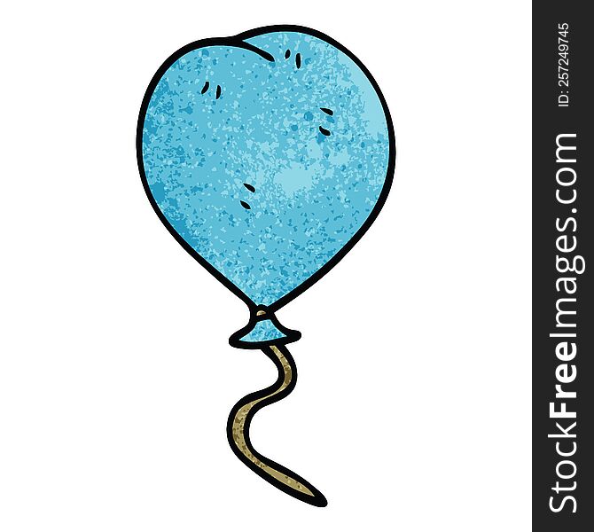 cartoon doodle balloon