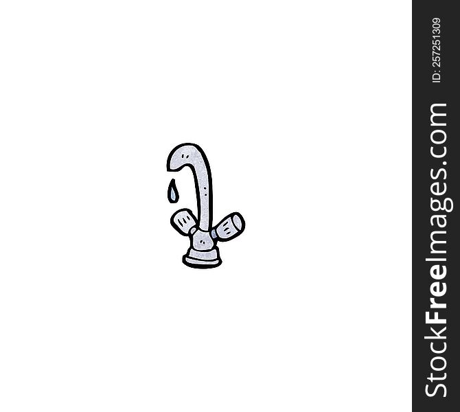 Cartoon Dripping Faucet