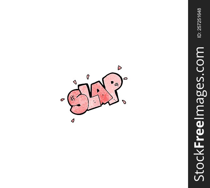 cartoon slap symbol