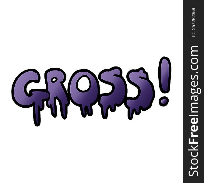 Cartoon Doodle Font Gross