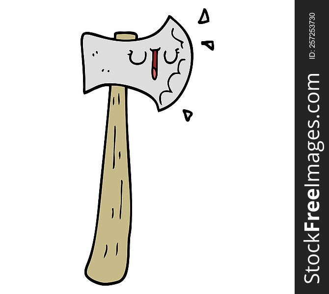 cartoon axe