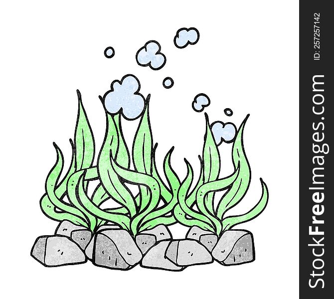 Textured Cartoon Seaweed
