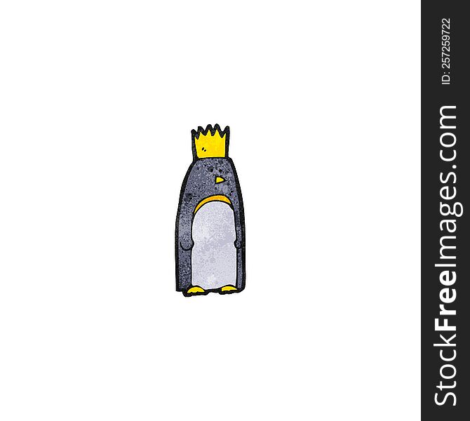 Cartoon Emperor Penguin