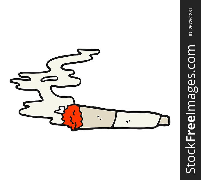 cartoon cigarette