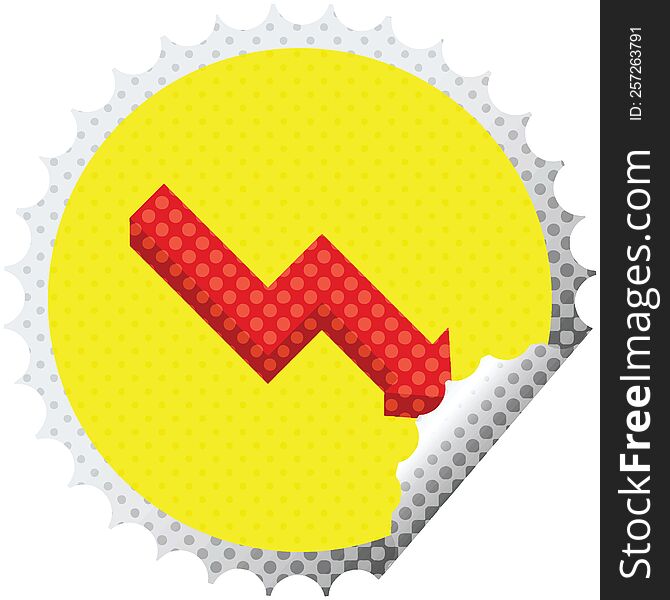 performance arrow graphic vector illustration round sticker stamp. performance arrow graphic vector illustration round sticker stamp