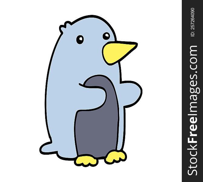 cartoon penguin