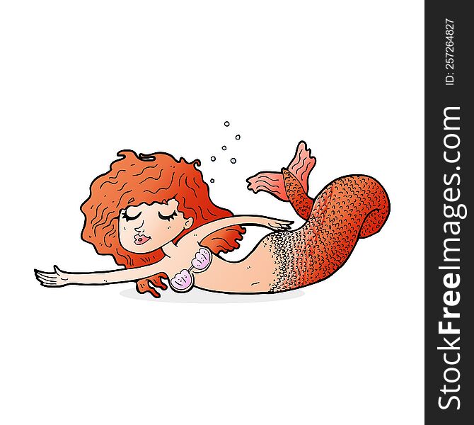 Cartoon Mermaid