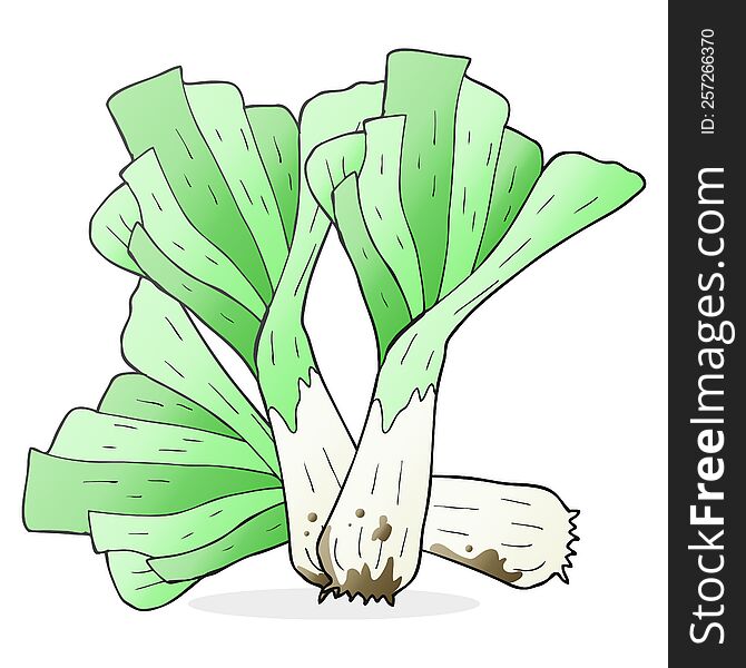 Cartoon Leeks