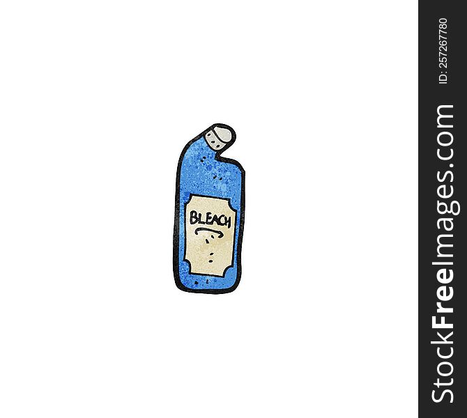 cartoon bleach bottle