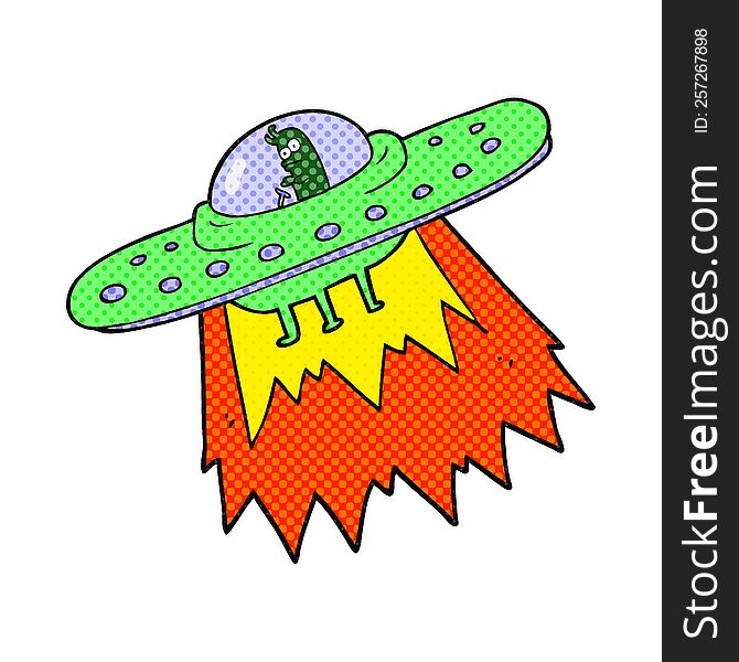 cartoon ufo