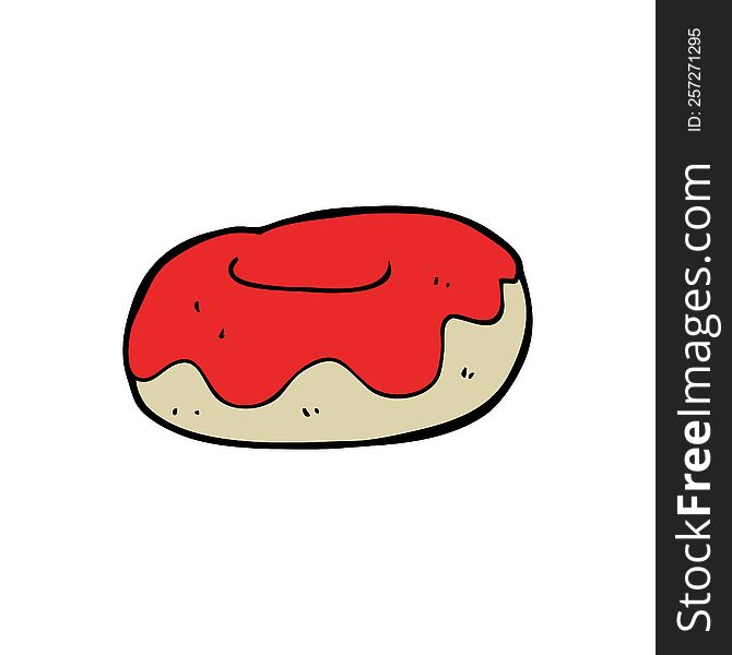 cartoon donut