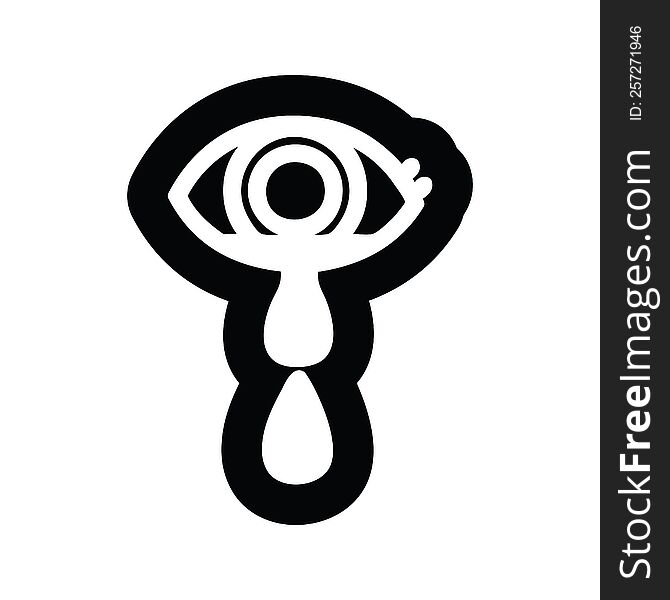 Crying Eye Icon