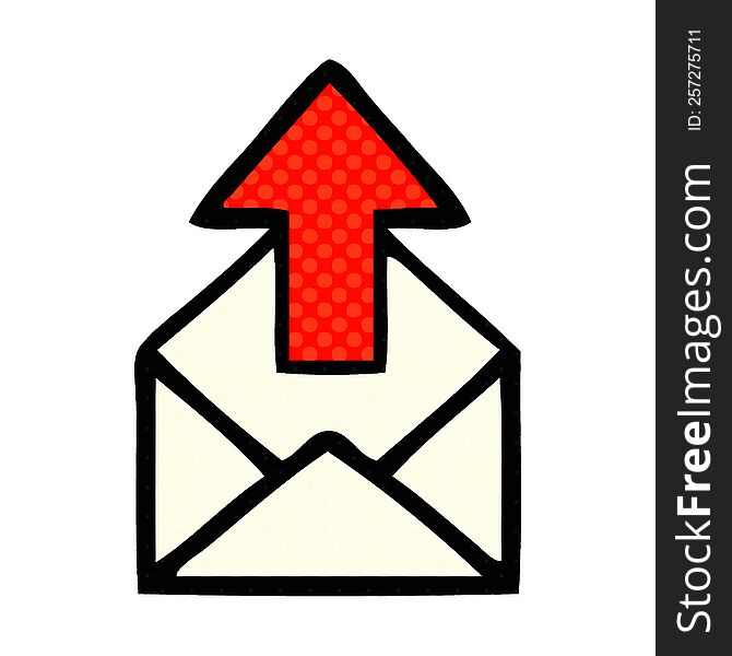 comic book style cartoon email sign