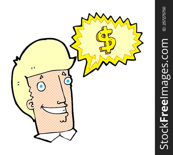 Cartoon Salesman