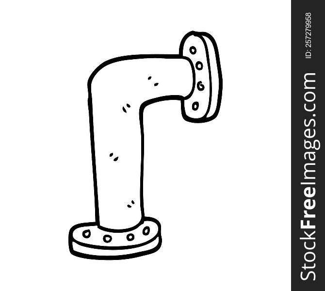 Line Drawing Cartoon Water Pipe