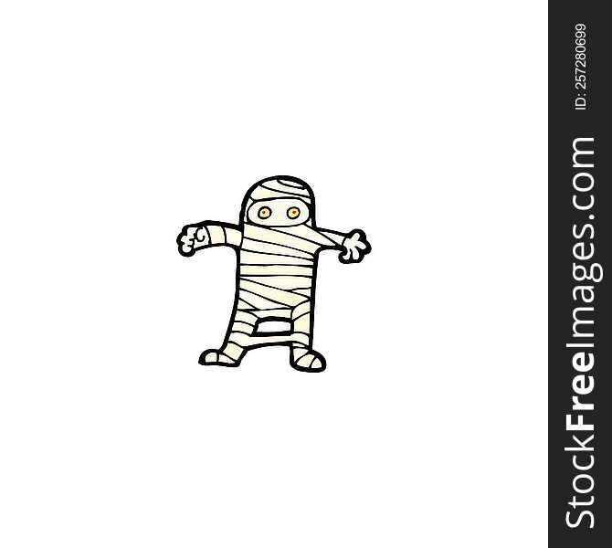 Cartoon Halloween Mummy