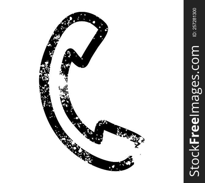 telephone handset icon symbol