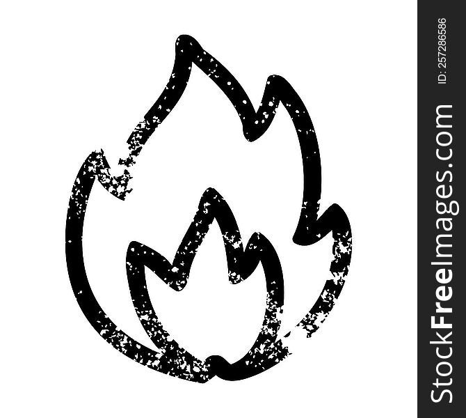 simple flame icon