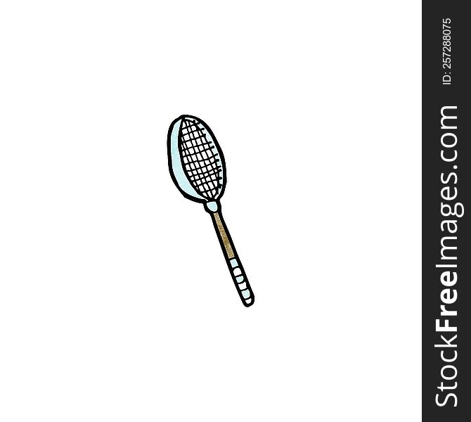 tennis raquet cartoon