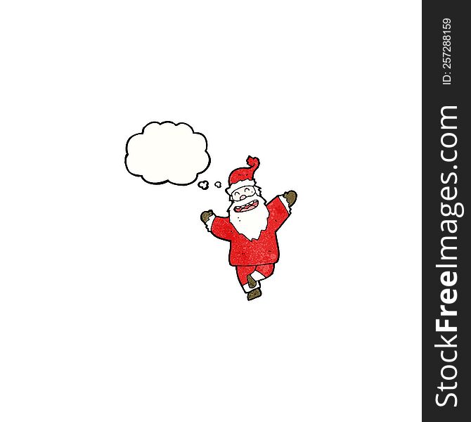 dancing santa claus cartoon