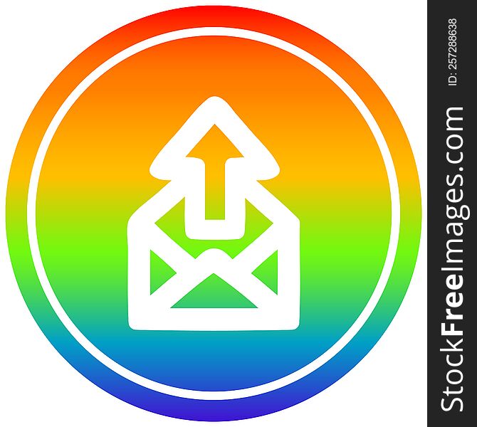 Send Email Circular In Rainbow Spectrum