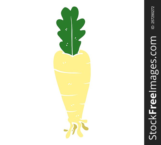 cartoon doodle parsnip