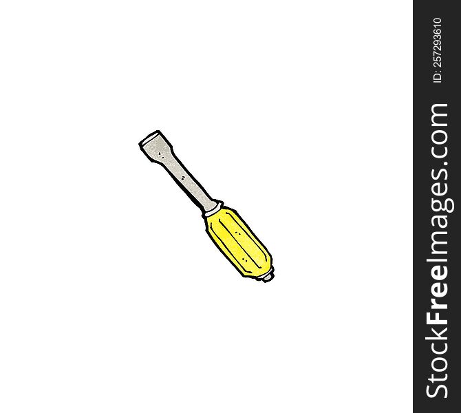 Cartoon Screwdriver