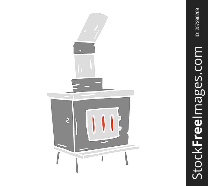 Cartoon Doodle Of A House Furnace