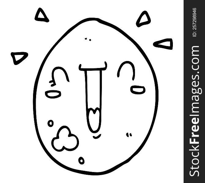 cartoon happy egg