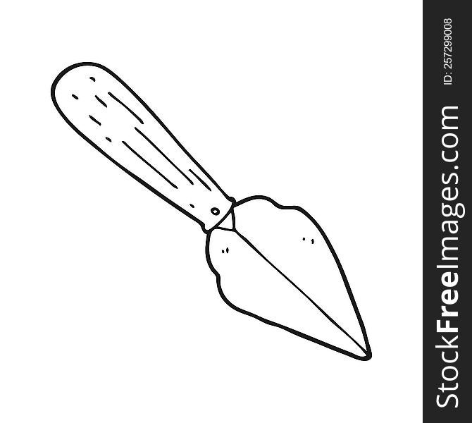 cartoon garden trowel