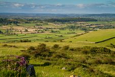 View From Crook Peak Somerset Royalty Free Stock Photography