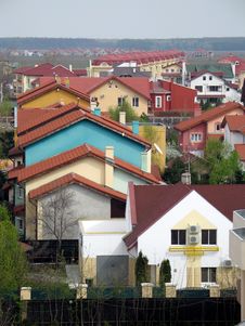 Complex Of Houses Royalty Free Stock Photos
