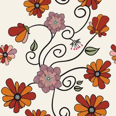 Seamless Flower Pattern Stock Photo Seamless Flower Pattern Stock Photo