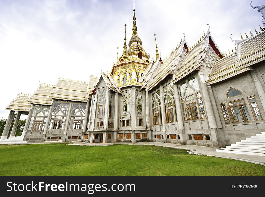 Beautiful traditional Thai Buddhism temple. Beautiful traditional Thai Buddhism temple