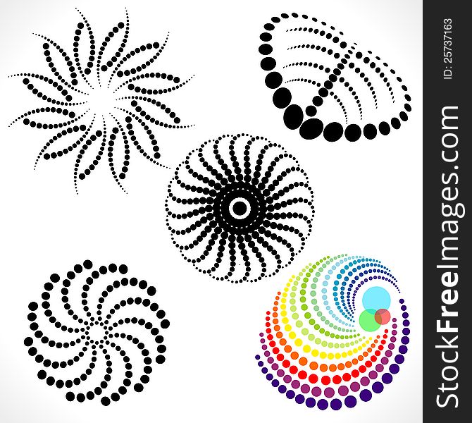 Abstract Computer Graphic Elements