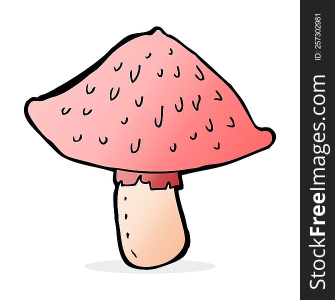 Cartoon Wild Mushroom