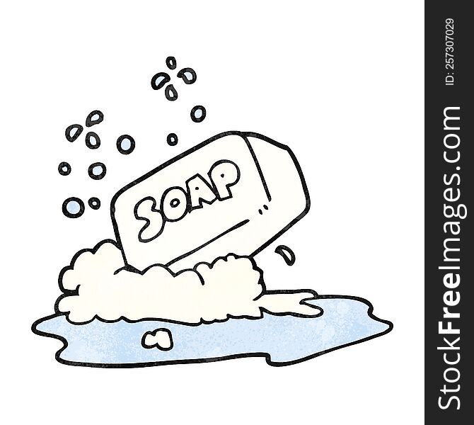 Textured Cartoon Bar Of Soap