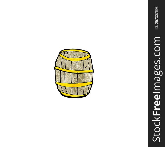 Cartoon Barrel