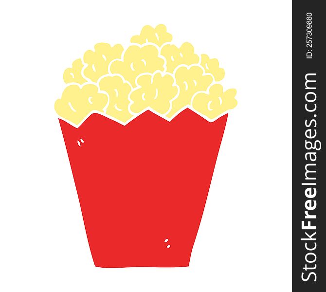 cartoon doodle cinema popcorn