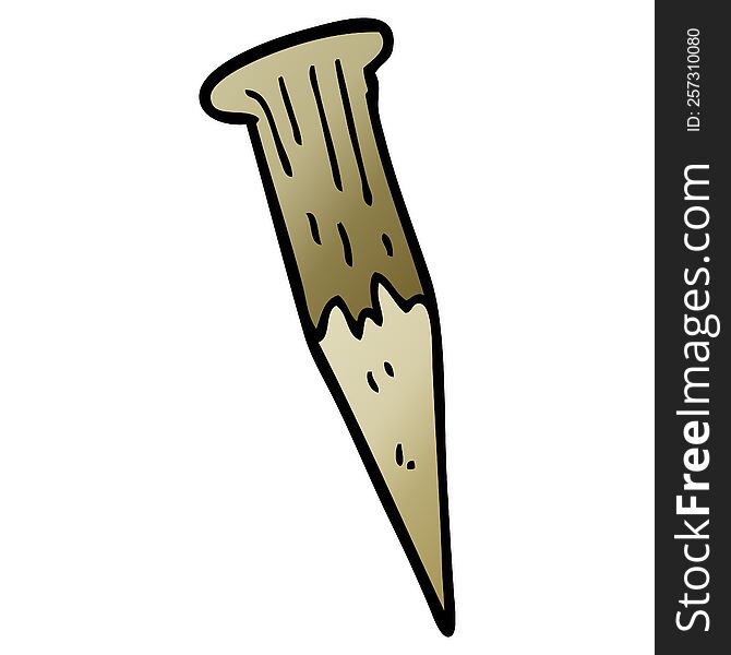 Cartoon Doodle Wooden Stake