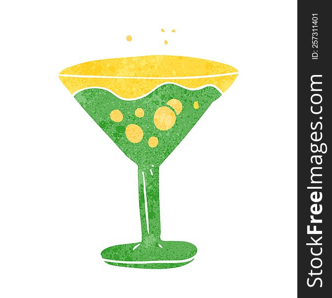 Retro Cartoon Cocktail