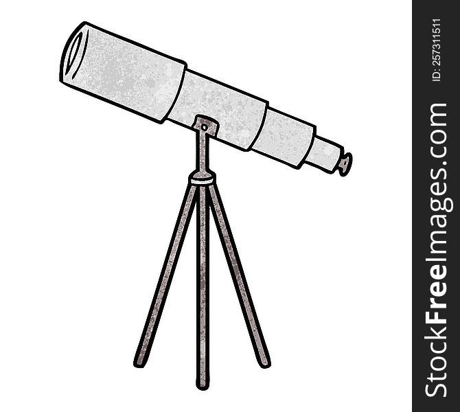 cartoon telescope. cartoon telescope