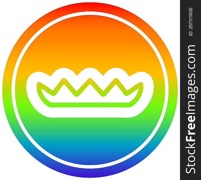 simple leaves icon with rainbow gradient finish. simple leaves icon with rainbow gradient finish