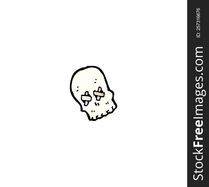 spooky skull symbol
