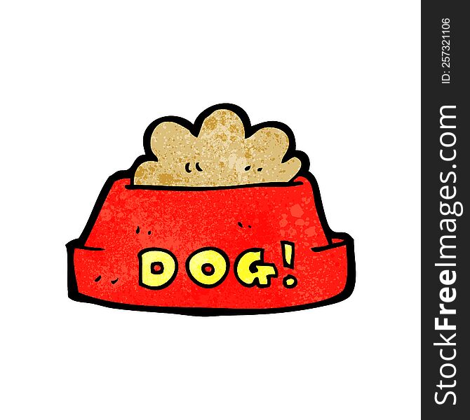 Cartoon Dog Food