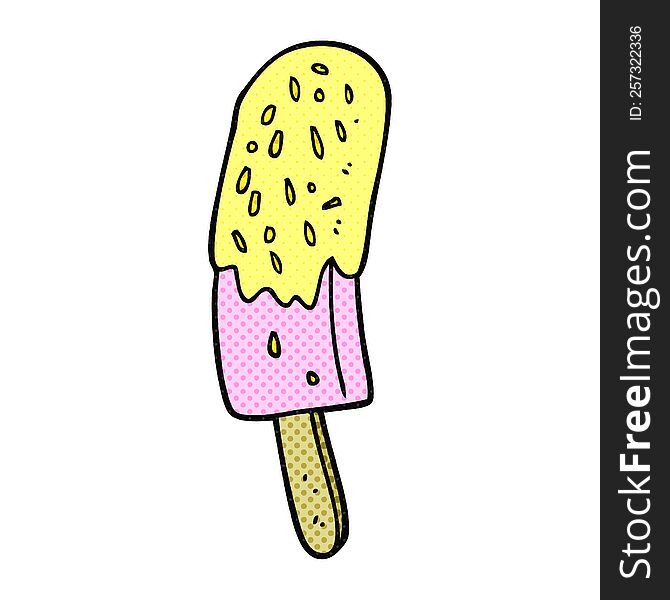 Cartoon Ice Lolly