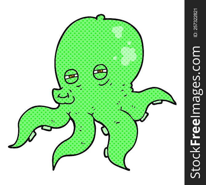 cartoon octopus