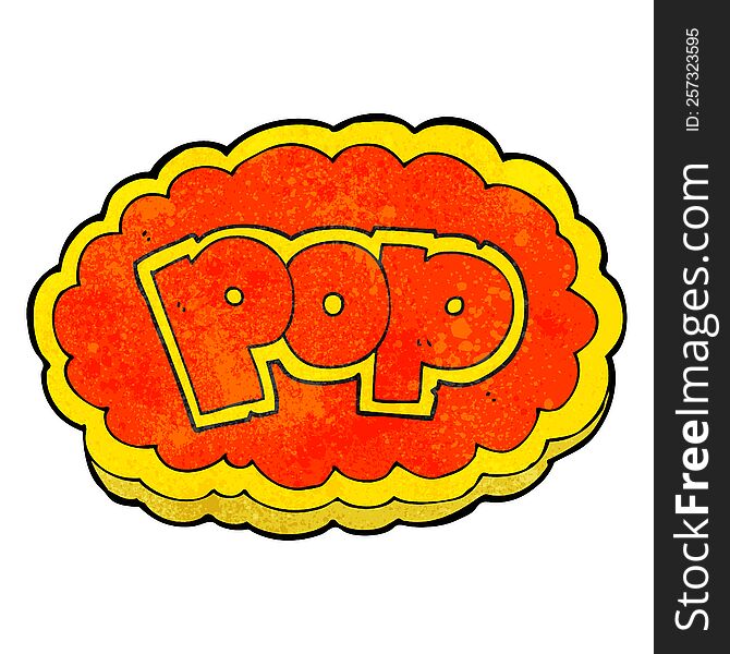 Textured Cartoon POP Symbol