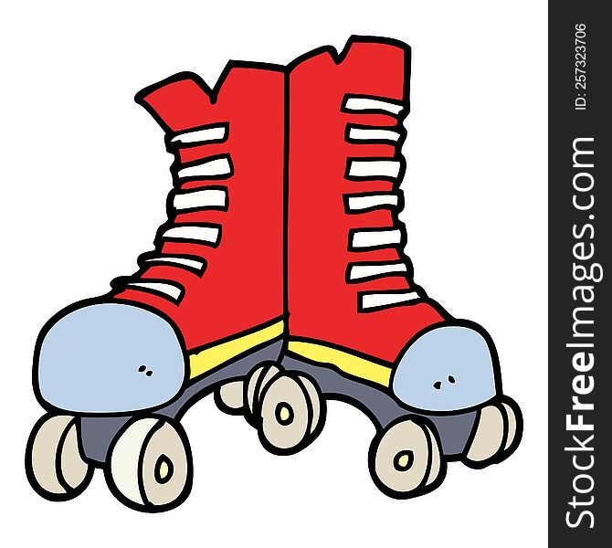 cartoon roller boots